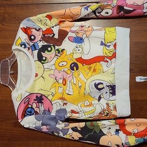 90's cartoon Crop Top